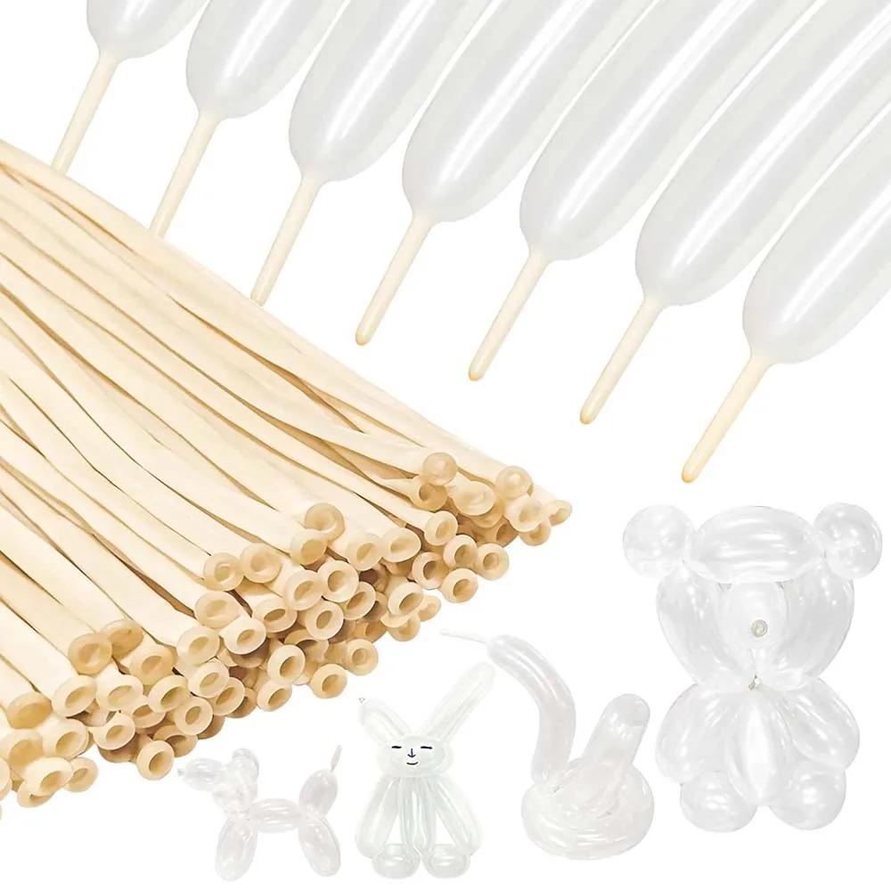 100pcs Colorful Twisting Balloons Magic Long Strip Latex Ballon For Kids Birthday Party Wedding Decoration DIY Animal Modeling