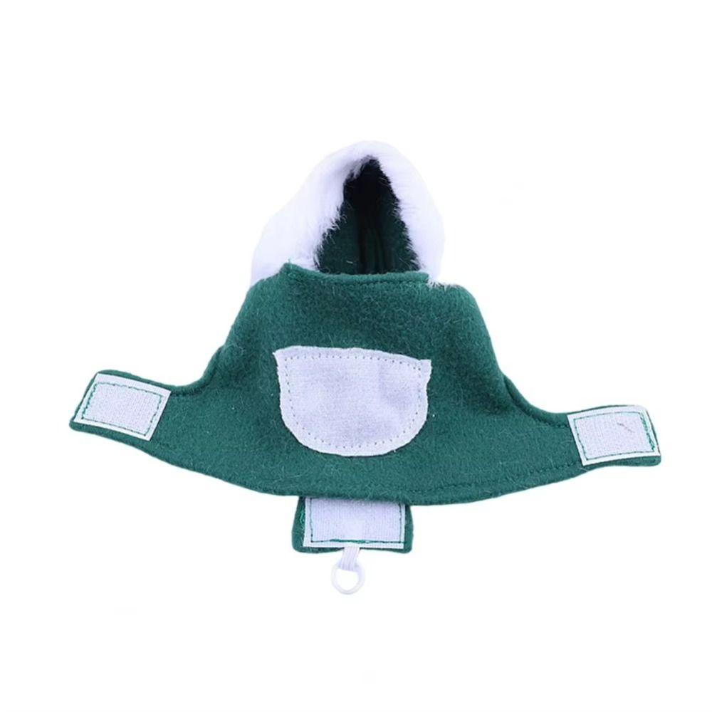 Fastener Tape Pet Bird Clothes Frog Shaped Bird Cloak Fashion Parrot Clothes  New Year