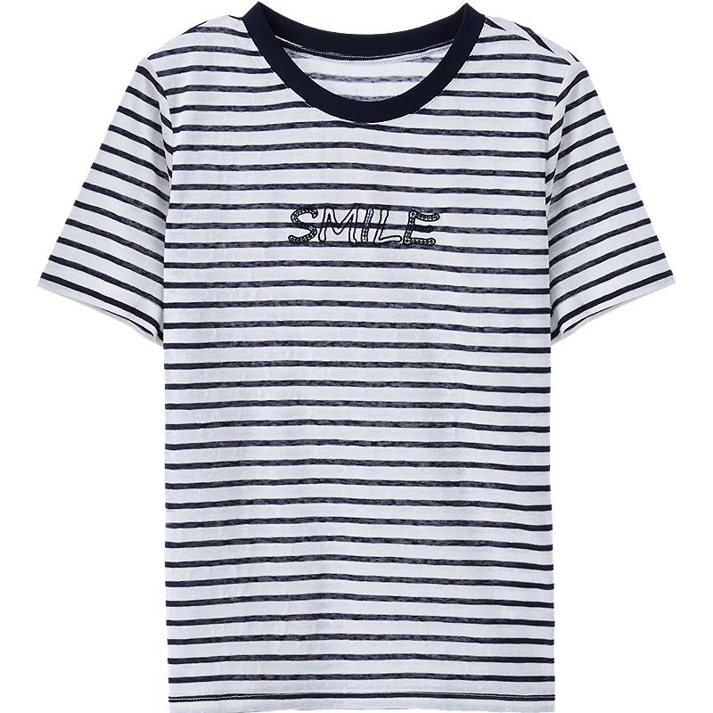 Betu Women s Striped Short-Sleeve T-Shirt S