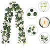 Realistic 180cm Eucalyptuses Vine Display Ornament Feature 60 Blooms Head Ideal For Party And Event Decoration