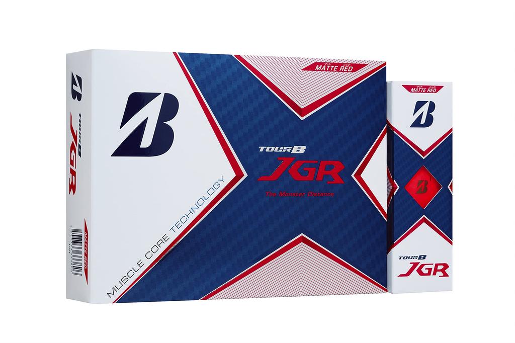 BRIDGESTONE TOUR B JGR Golf 2021 12 Matte Red Balls, Model, Balls,