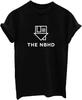 The NBHD Fashion Graphic T Shirt Neighbourhood Letter Print Shirt Short Sleeve Tee Black White Gray Tops Home