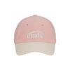 EMIS CORDUROY TWO-TONE BALL CAP-LIGHT PINK