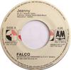 7inch Record FALCO  Jeanny AM707DJPROMO AM Records 1986 Canada Dance  Electronica Used