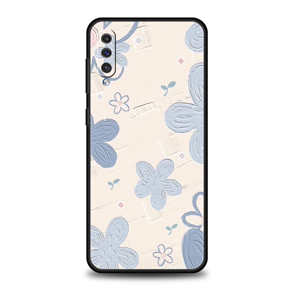 love flower Art Phone Case For Samsung A24 A12 A14 A32 A50 A70 A20E A20S A10S A22 A30 A40 A34 A54 A42 A52 5G A02S A04s Cover