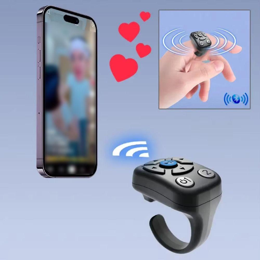 Portable Auto Clicker Remote Controller Stable Signal Transmission Smart Scrolling Ring  Camera