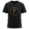 Fehu Rune Circle T-Shirt | Norse Viking Elder Futhark Runes Unisex Tee Shirt