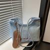 Carto Denim Trendige Tragetaschen für Damen Umhängetasche Vielseitig Große Kapazität Unterarmtasche Einkaufstaschen Schultaschen für Mädchen