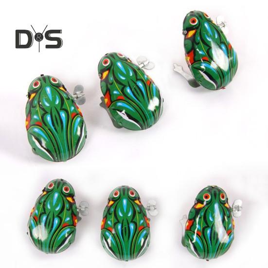 1/4 шт. Заводна іграшка-тварина Ностальгічний вінтаж, діти, дорослі, заводна пружина, металева жаба, що стрибає, півень, щур, кролик, іграшка, сувеніри для вечірок