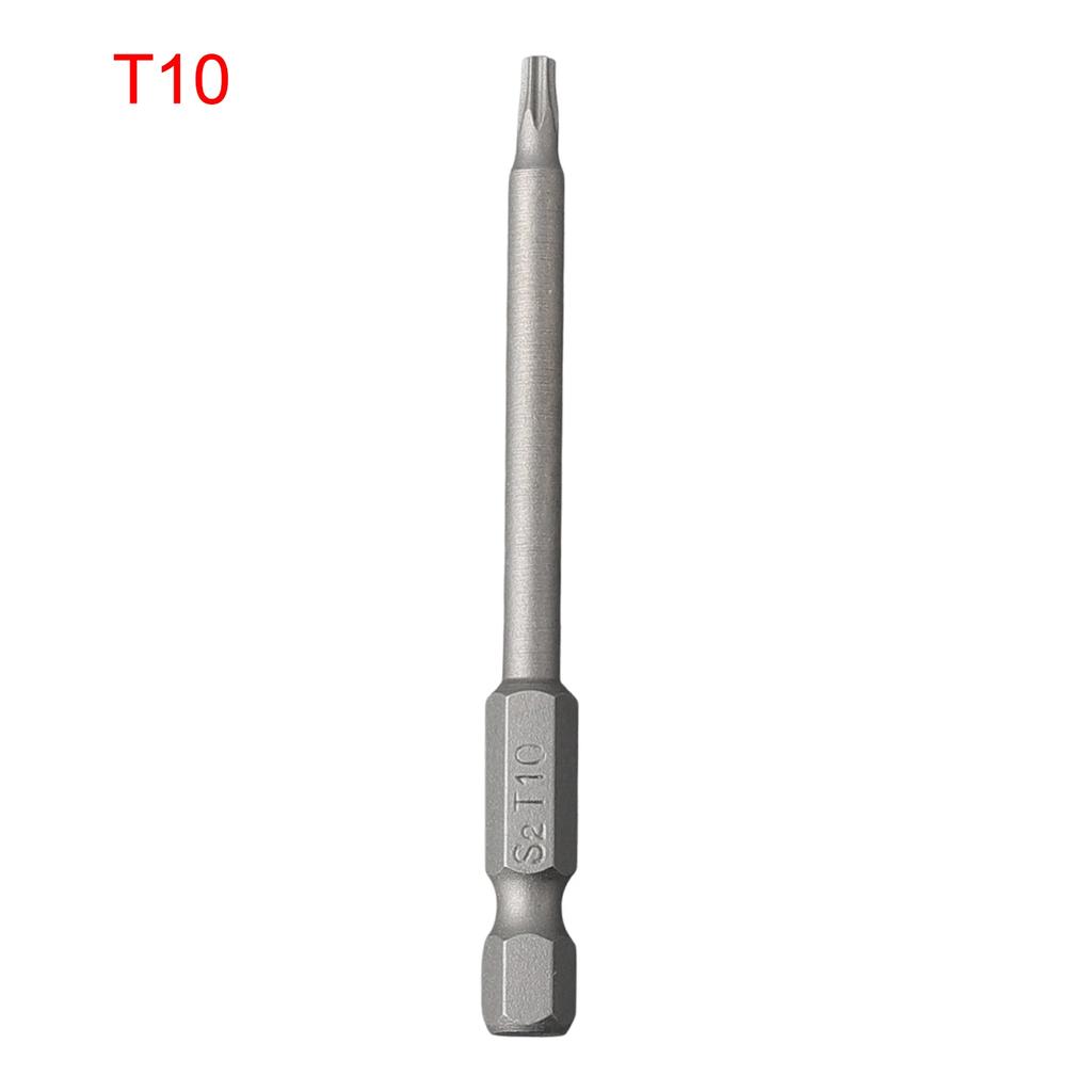 1Pcs Torx Magnetic Screwdriver Bit Security Tamper Proof Star 1/4in Hex Shank Screwdriver T7/T8/T9/T10/T15/T20/T25/T27/T30/T40
