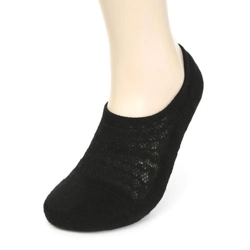 Withmarket Inpara Men's Dot Footie Socks (Black) (M)