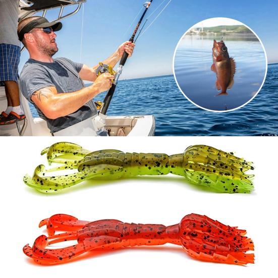 2Pcs 8CM/5G Umbrella Skirt Spider Soft Lure Colorful PVC Bionic Artificial Spider Bait Saltwater Freshwater Bass Snakehead Fishing Accessories