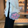 Cartoon three-dimensional cat claw plush bag female cute chain messenger bag mini doll shoulder women bag