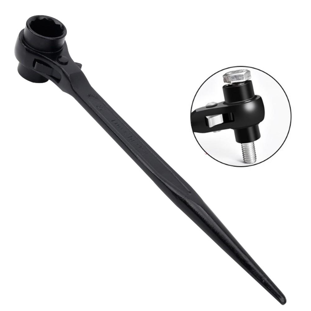 Ratchet Wrench 240-415mm Length Black For Car Maintenance
