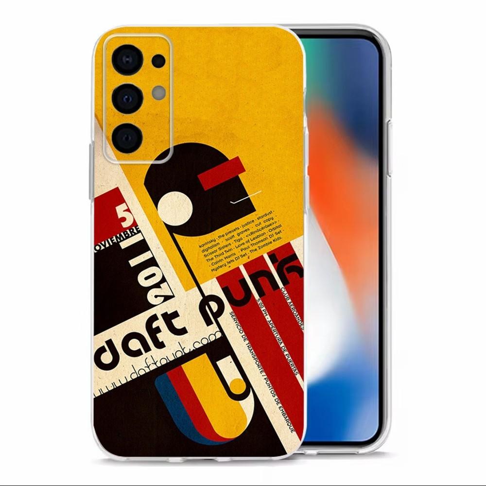 Bauhaus Exhibition Art Phone Case For Samsung S30,S23,S21,S22,S20,Ultra,S20,FE,lite,S10,S9,S8,PIus Transparent Shell