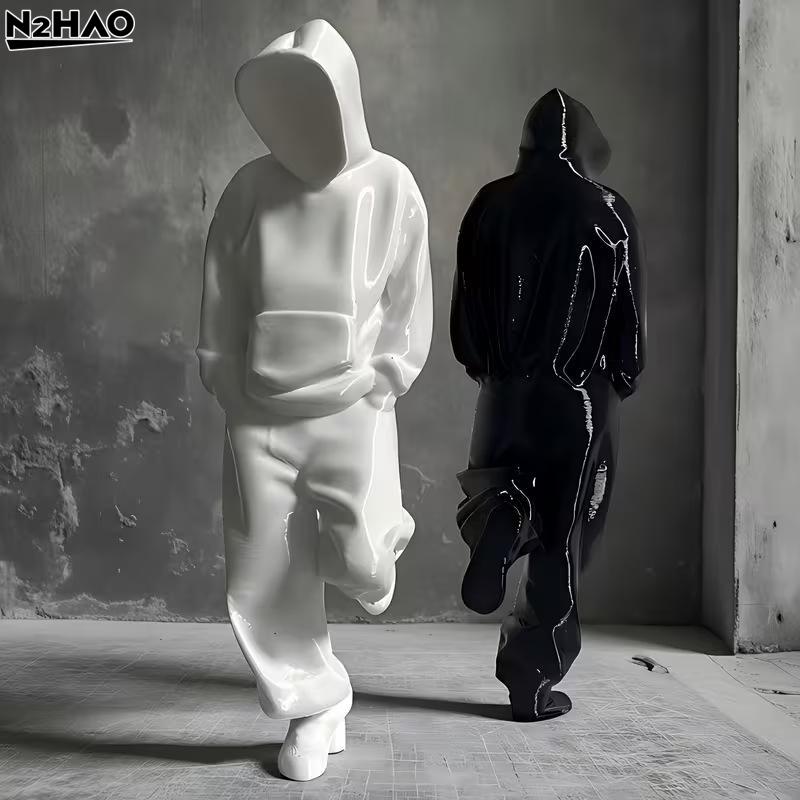 Modern Style 3d Printed Home Decor LivingRoom Decoration Figure Resin Crafts Sculpture Home Accessories Figurines For Interior