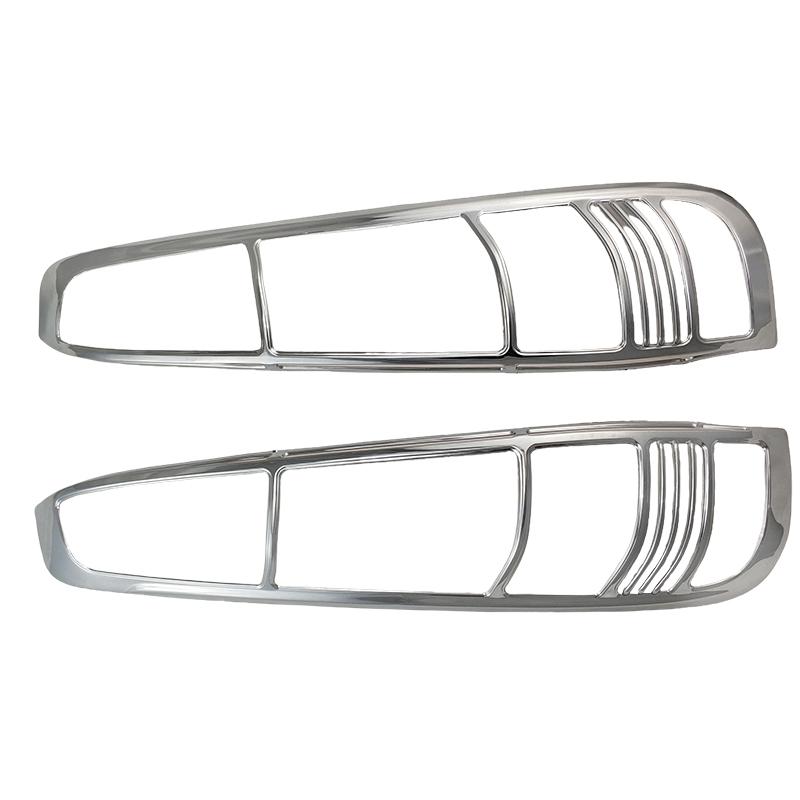 Hight-quality Car Exterior Chrome Tail Lamp Cover Trim For Nissan X-Trail XTrail 2002 2003 2004 2005 2006 2007 Cars Accessories