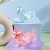1/4Pcs Stress Relief Toy Glossy Finish Soft Slow Rebound TPR Material Dachshund Squeeze Toy Animal Decompression Toy