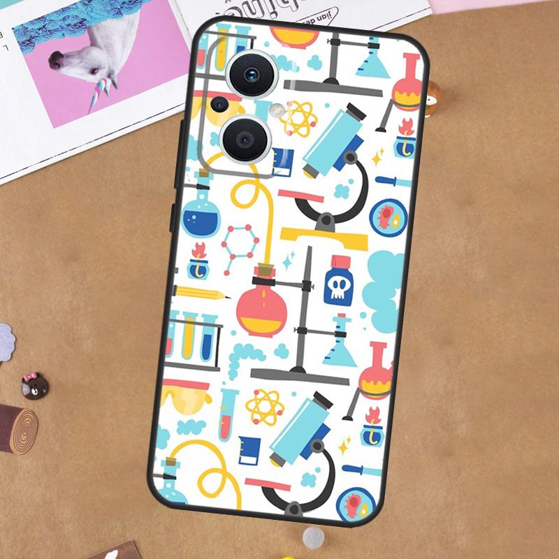 Symbol Math Science Physics Formulas For OPPO Reno 7 8 Lite 10 11 12 13 14 Pro 8T 11F 12F 13F 14F OPPO Find X8 X5 X6 X9 Pro Case