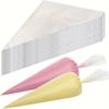 100Pcs Disposable Piping Bags Thickened Pastry Decorating Bags Cake Icing Frosting Bags Baking Tools Kitchen Accessories