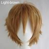 Orion Men Women Multi-Color Short Straight Hairpiece Full Wig for Anime Party Cosplay
