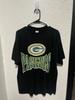 T-shirt vintage 90s GREEN BAY PACKERS LOGO 7 XL nfl football 80s