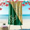 South Florida Bulls Print Beach Towel, Large Soft Quick Dry Towel for Beach Camping Swimming