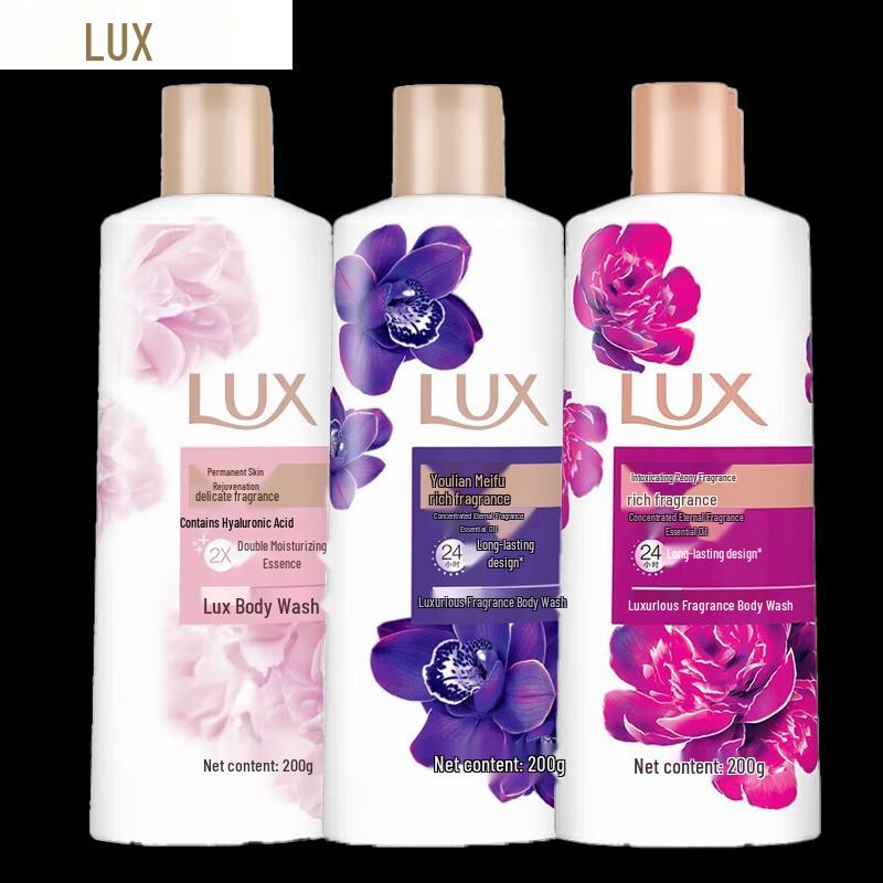 lux Shower Gel Assorted Scents 3-Pack