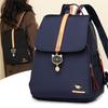 Schoolbag Double Shoulder Women's Bag Spring and Summer New Fashionable Versatile Women's Bag Simple Solid Color Large Capacity Student Backpack