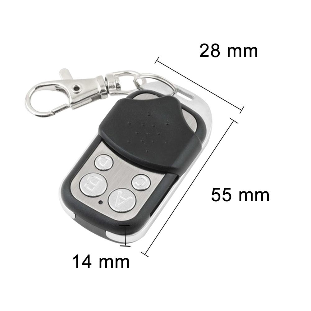 433MHz Copy Remote Control Cars Garage Doors Gate Doors Duplicator Learning Code 4 Button Cloning Duplicator