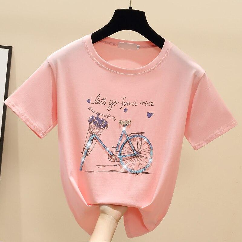 pink tees for women