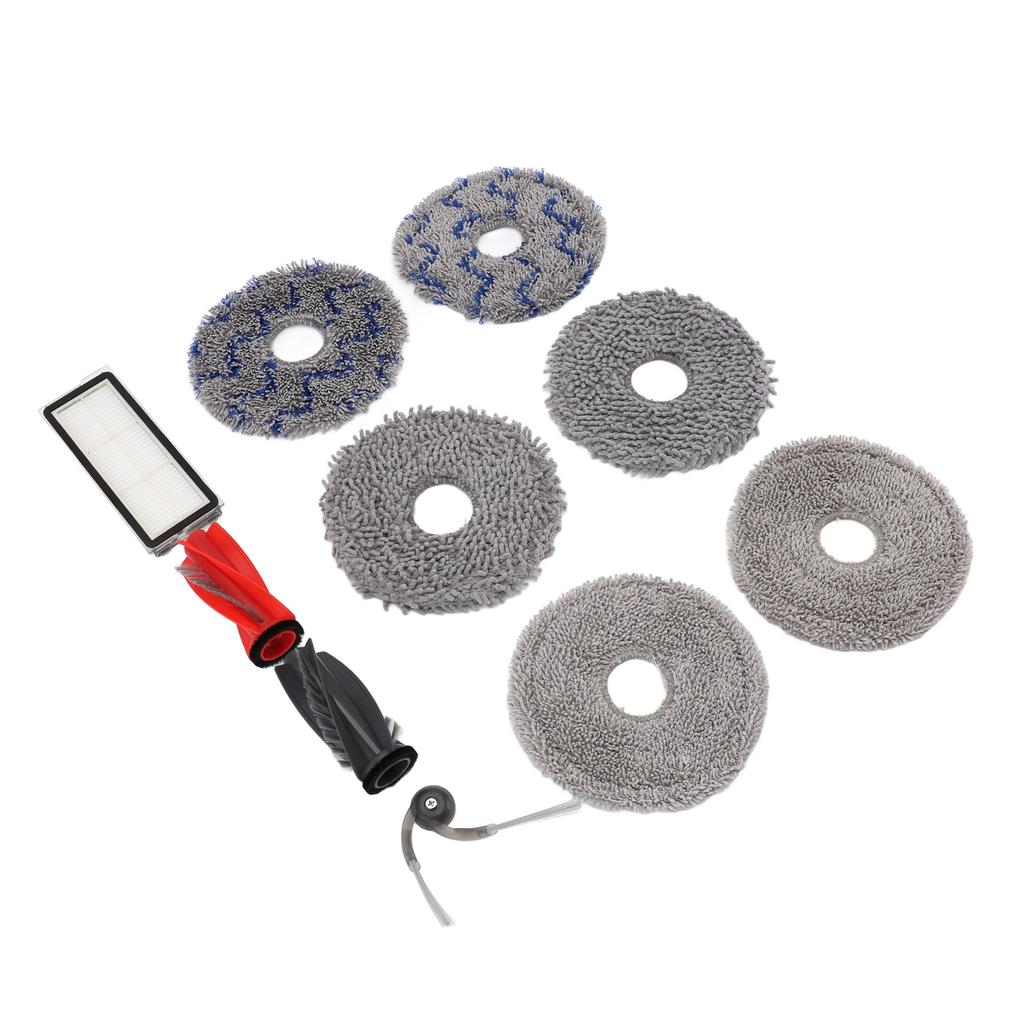 Replacement Parts for P20 Pro for Qrevo Curv Robot Vacuum Filter Brush Mop Pad Set Vacuum Cleaner