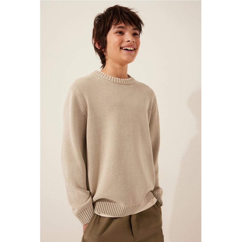 

Свитер свободного кроя HM бежевый