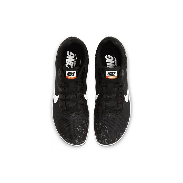 Nike Zoom Rival D 10 Running Shoes Unisex Sneakers Black White 907566-007