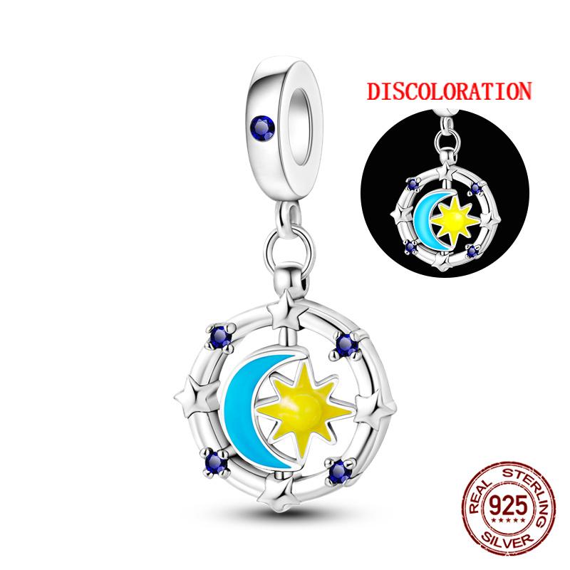 Luminous Copperstars And Moon Charms Fitoriginal Bracelets Diy Jewelry Making For Women Gift
