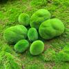 40pcs Artificial Moss Balls, Microfiber Faux Greenery Decorative Stones for Home Decor, Vase & Table Accents, Planter Embellishments,Party Decor
