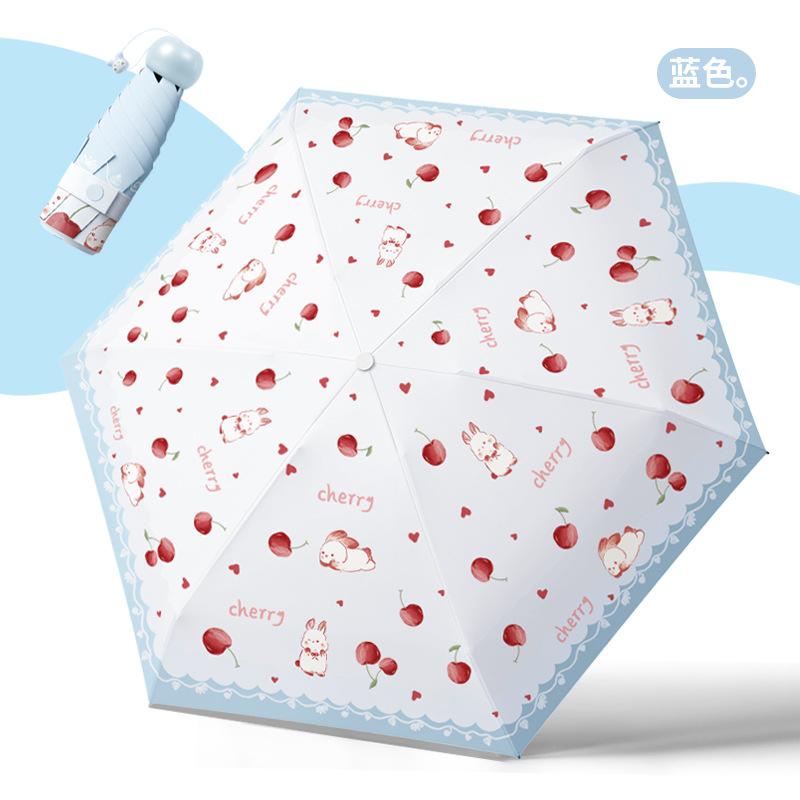 50% Off Six Bones, Small and Cute Vinyl Sunshade, Sun Protection, UV Protection, Sun Umbrella, Weather and Rain Umbrella
