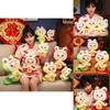 Cute Plush Snake Year Zodiac Mascot Toy Adorable Soft Stuffed Animal Gift For Celebrations