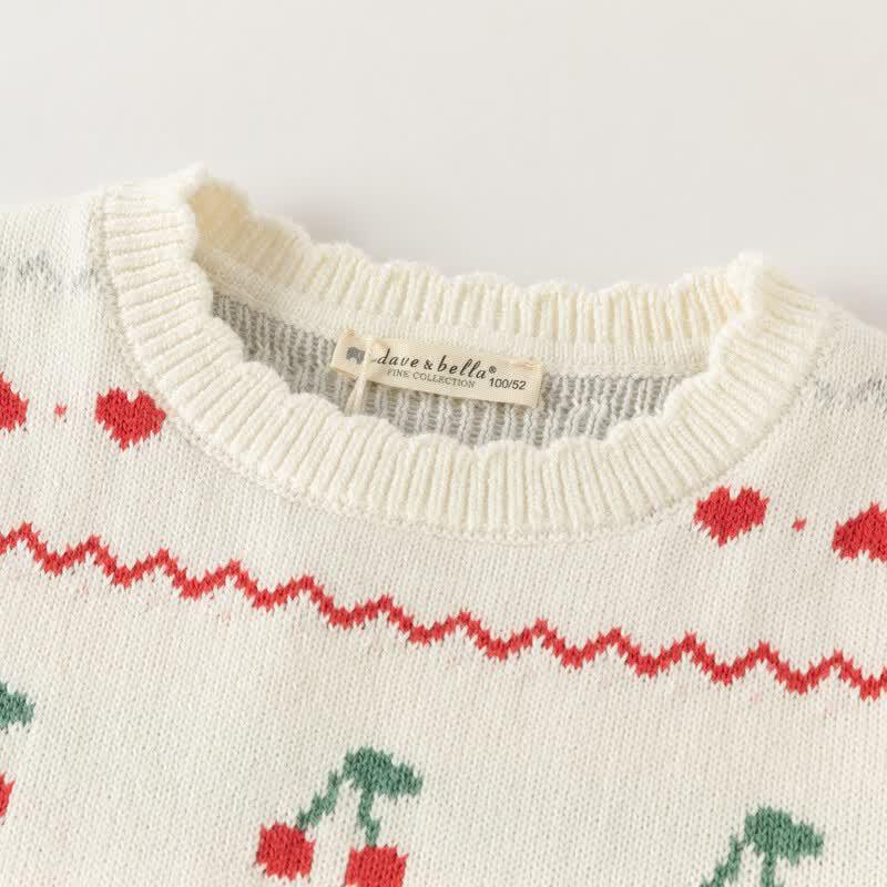 DAVE&BELLA Girls' Knitted Cotton Vest