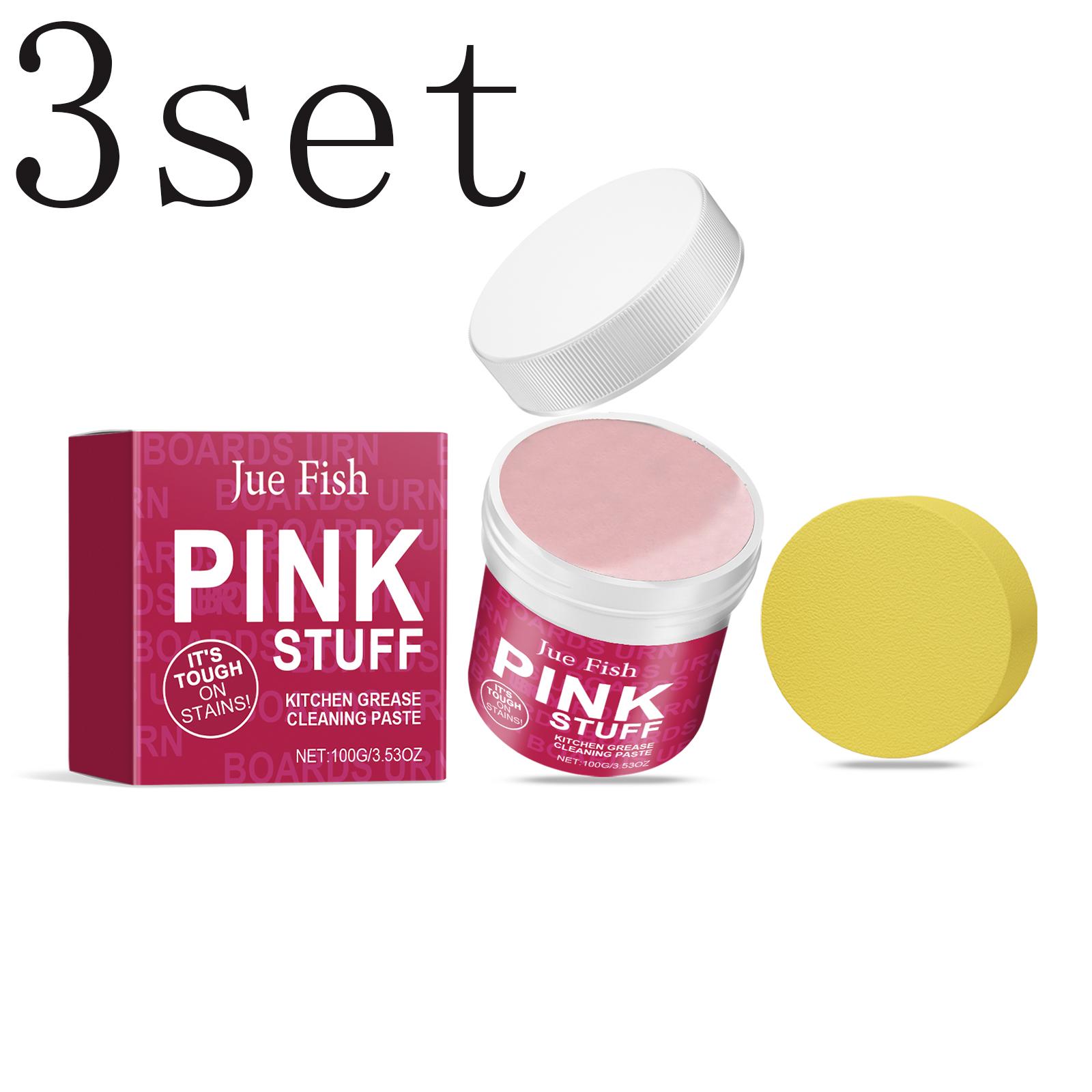 

Kitchen Grease-Removing Cleaning Paste: Gentle Multi-Functional Cleaning Paste for Eliminating Heavy Grease in the Kitchen 3set