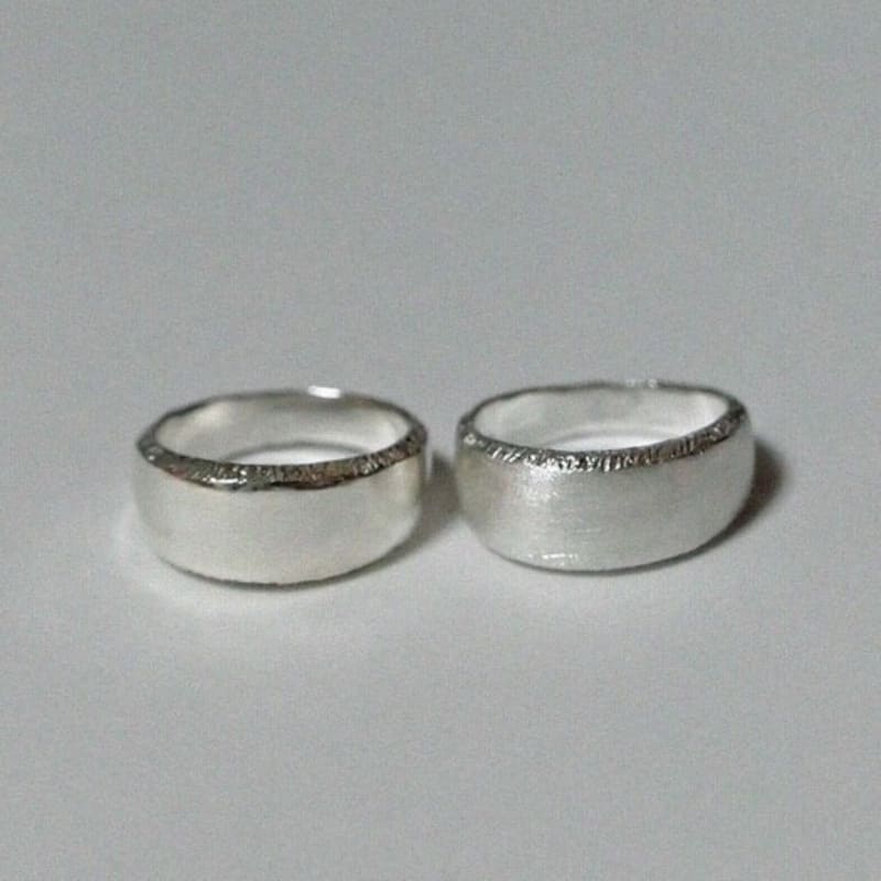 Neateun Crescent Silver Ring (S)