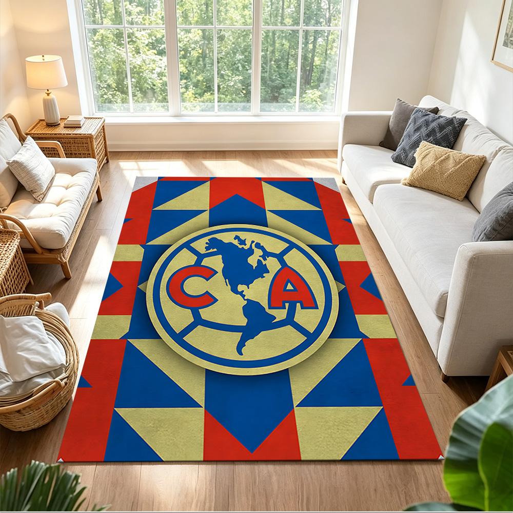 Club América Floor Rug Office Rug Design for Bedrooms Living Rooms Playrooms Decorate room Anti-slip Rug Anime Office Decor