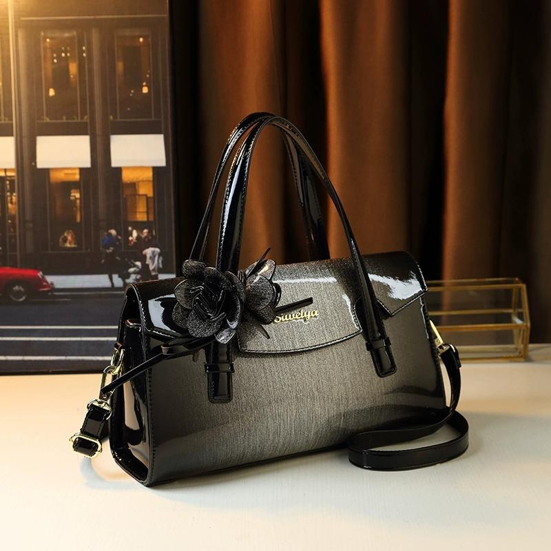 

Нова шкіряна сумка через плече на одне плече 2024 року. Універсальна сумочка з квітами