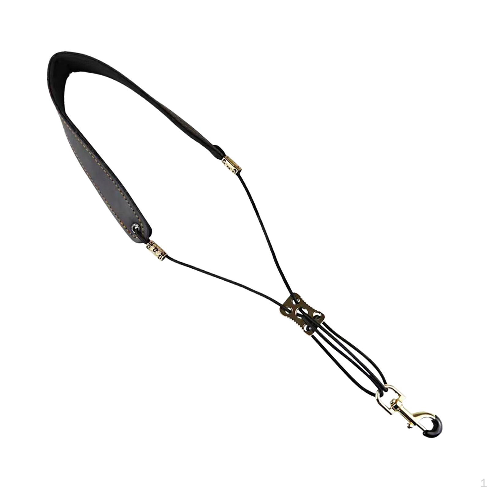 Премиальный ремень для саксофона - для альт- и тенор-саксофонов - Удобный, регулируемый