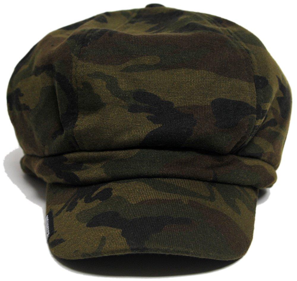 Large Size Camo Pattern Casquette [Big Watch] Hat, Green/Camo, CAS-19, Men's