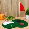 4 Set Golf Centerpieces Table Decorations Golf Party Supplies Including Ball Sand Trap Red Flag Plastic Flag Stand for Sport Themed Birthday Party