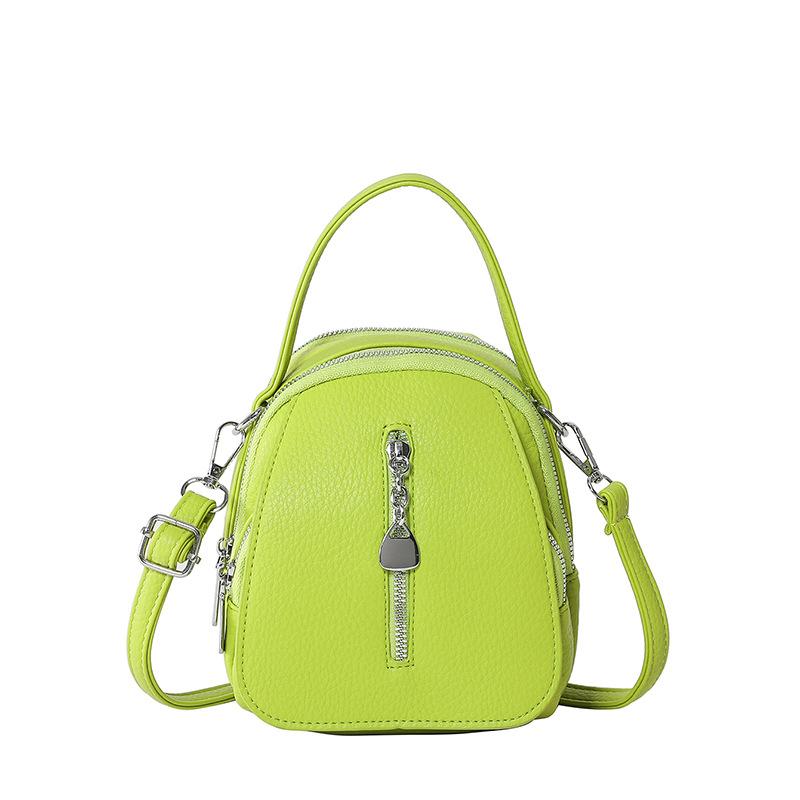 New Fashionable Solid Color Small Bag Women's Simple Shoulder Women's Bag Commuter Casual Messenger Handbag