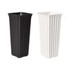 Black White Flower Vase Vertical Stripes Design Plant Pot  Flower Arrangement