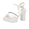 Women's  Sandals Casual Design Ladies Summer Thick High Heels Comfortable and Personalized Ankle Straps Sexy Sandals for Women