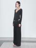 CERRIC Skirt Layered Sweatpants _ Black